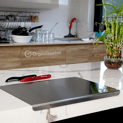 Stainless Steel Kitchen Chopping Board | 41 cm*31 cm Big size | Kitchen special