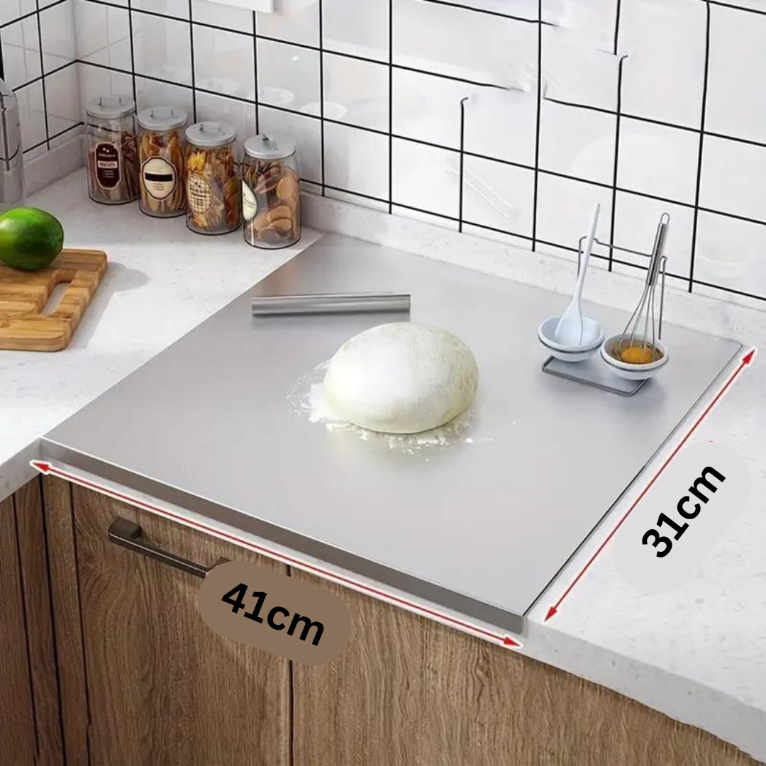 Stainless Steel Kitchen Chopping Board | 41 cm*31 cm Big size | Kitchen special